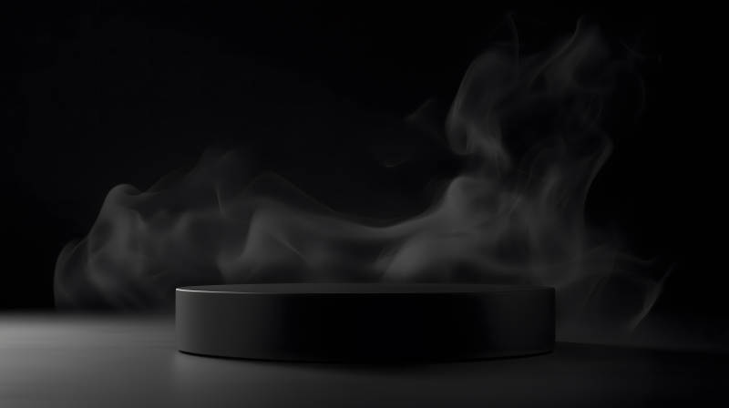 神秘舞台的聚光灯图片