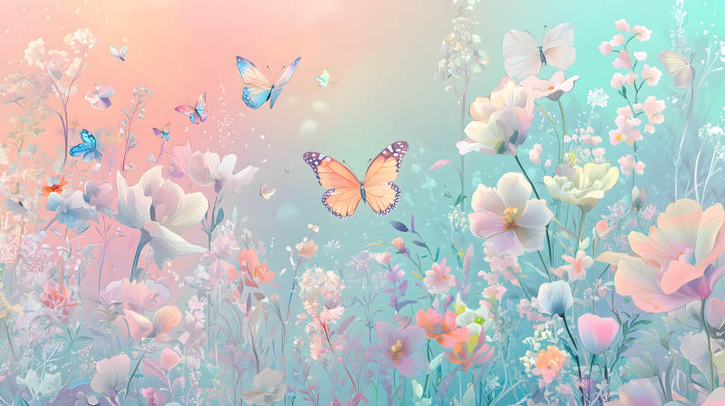 梦幻花园的色彩交响图片