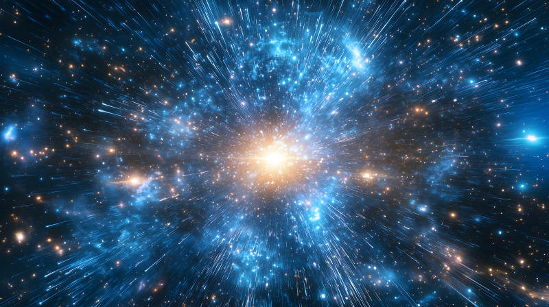 宇宙星云的绚丽绽放图片