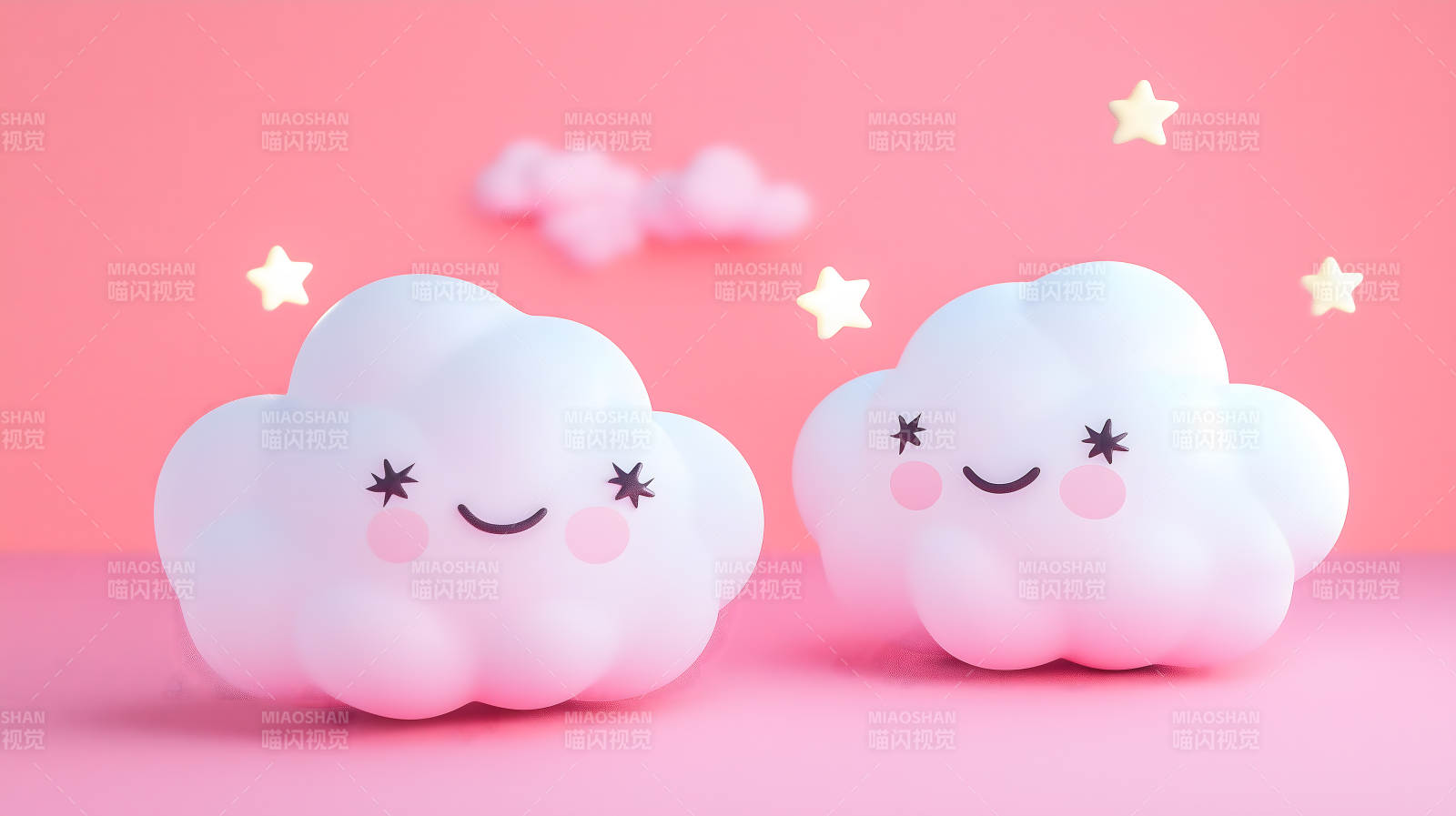 云朵的甜蜜梦境图片