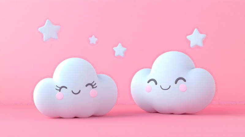 云朵的甜蜜梦境图片