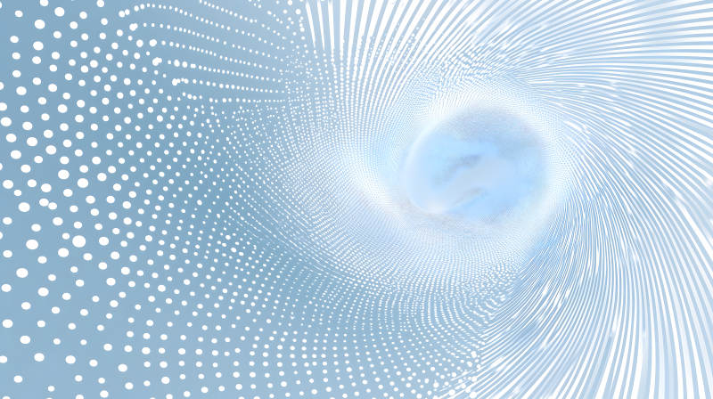 光线编织的未来隧道图片