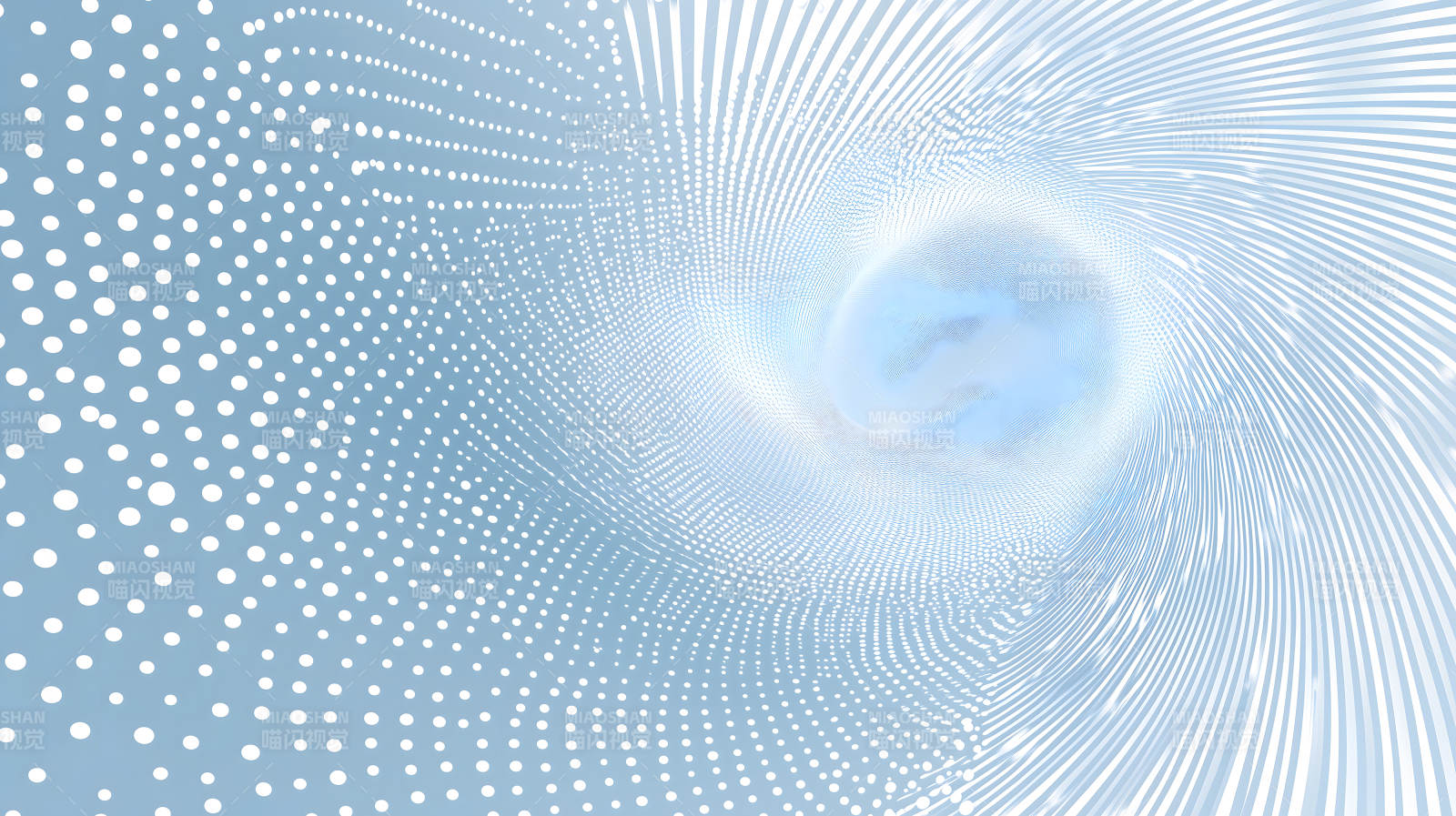 光线编织的未来隧道图片