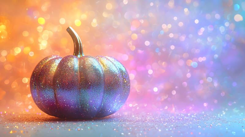 梦幻粉色南瓜闪耀图片