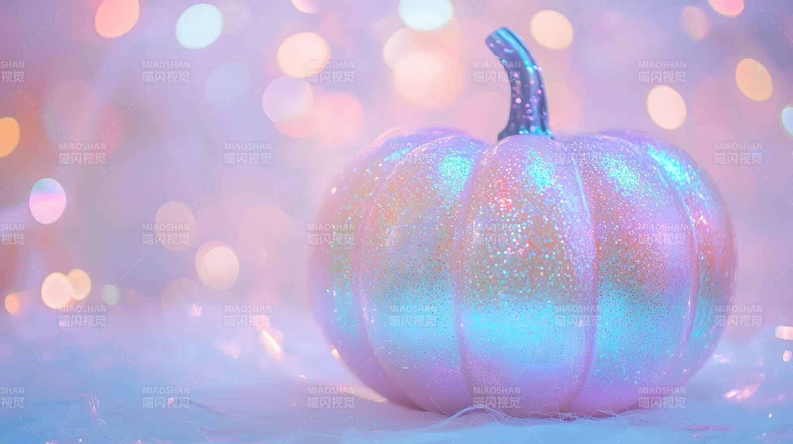 梦幻粉色南瓜闪耀图片