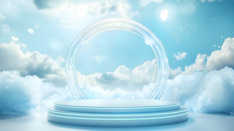 云端之上的梦幻舞台图片