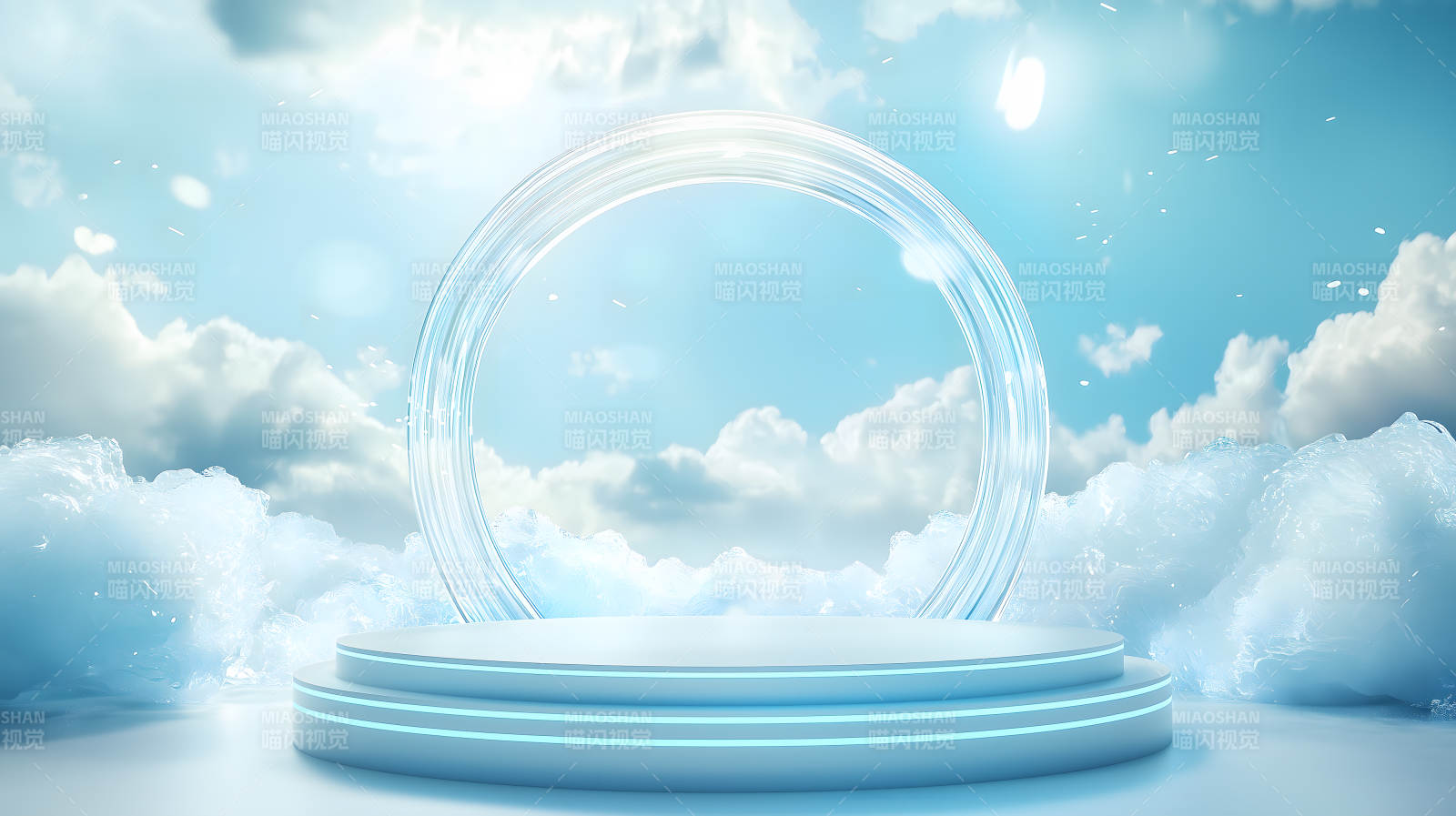 云端之上的梦幻舞台图片