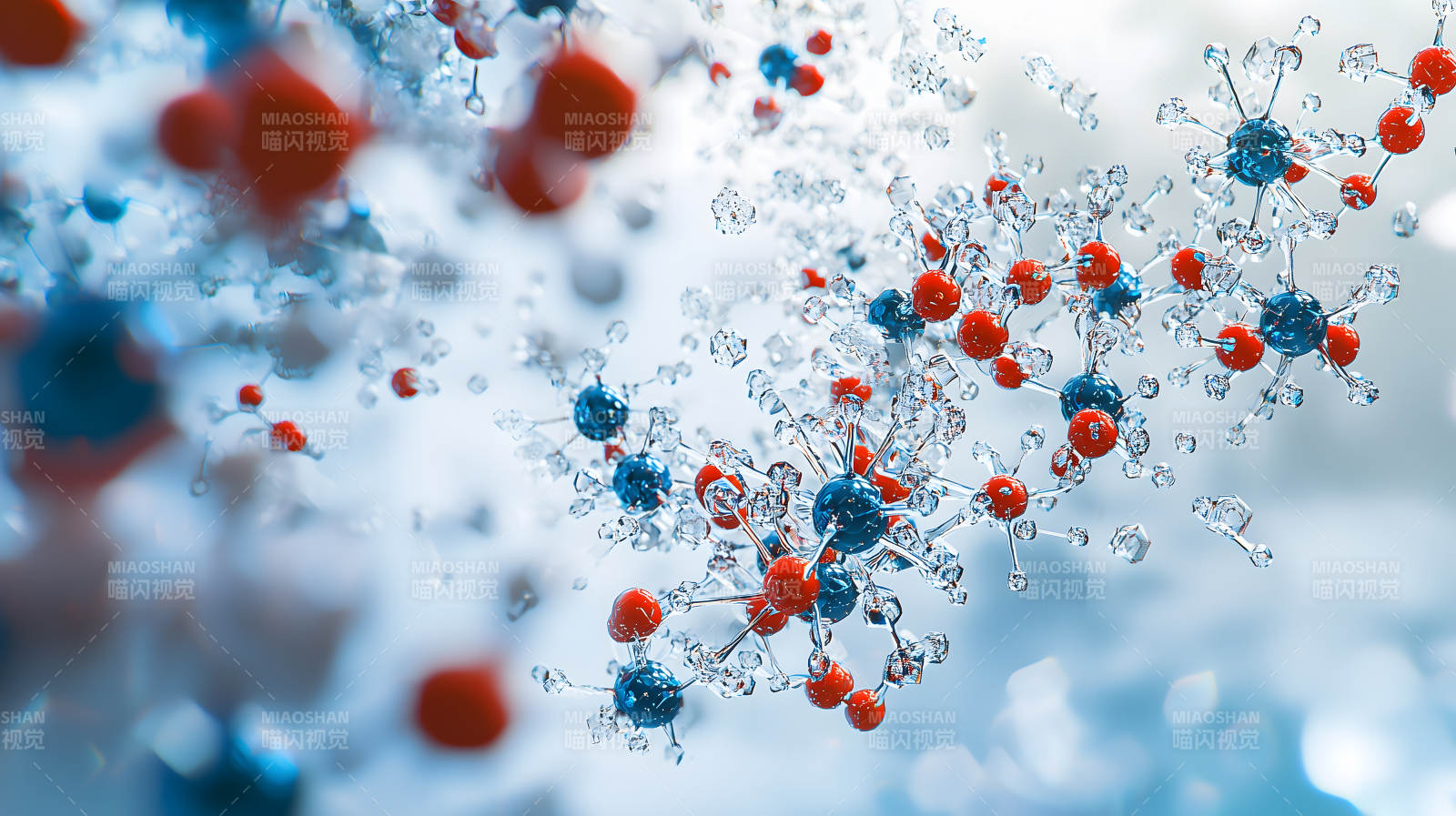 微观世界的分子之舞图片