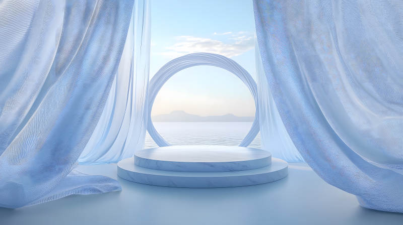 水波纹舞台的梦幻开场图片