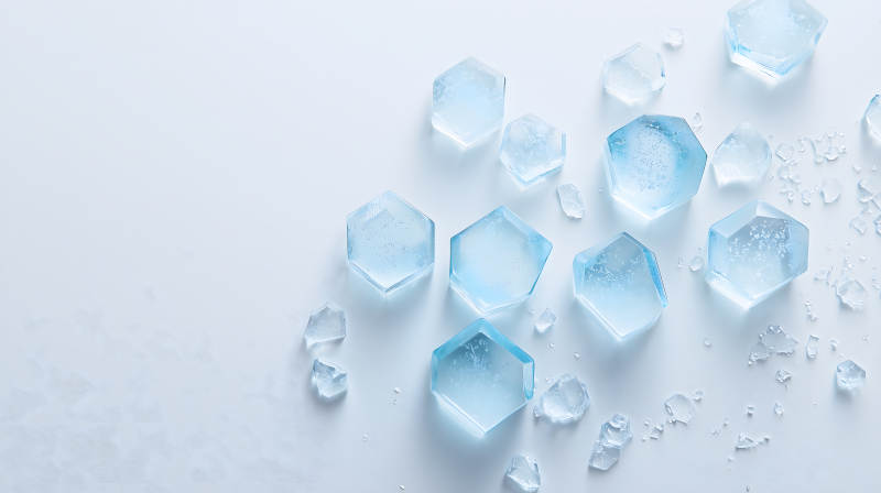 晶莹剔透的冰块世界图片