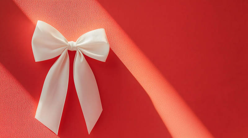 优雅丝带的温柔光影图片