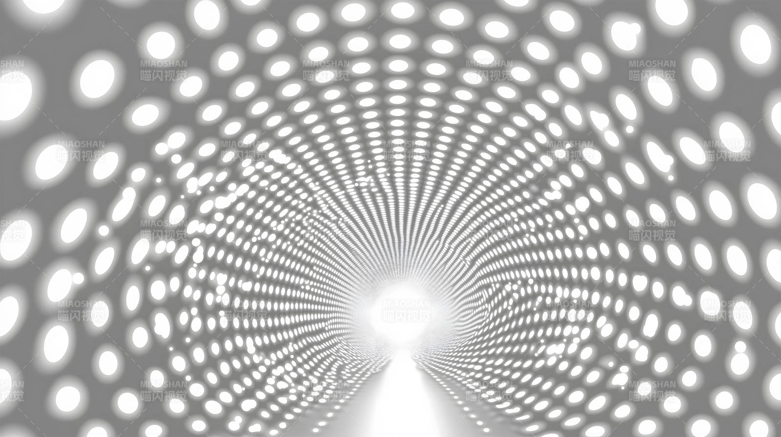 光影交错的未来隧道图片