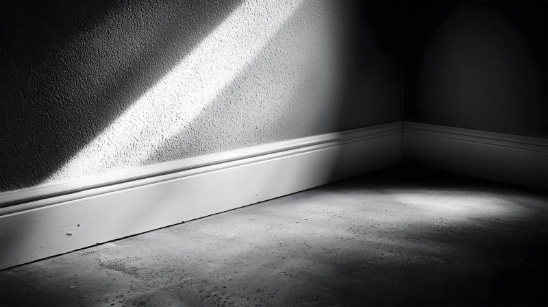 空旷室内阳光洒落图片