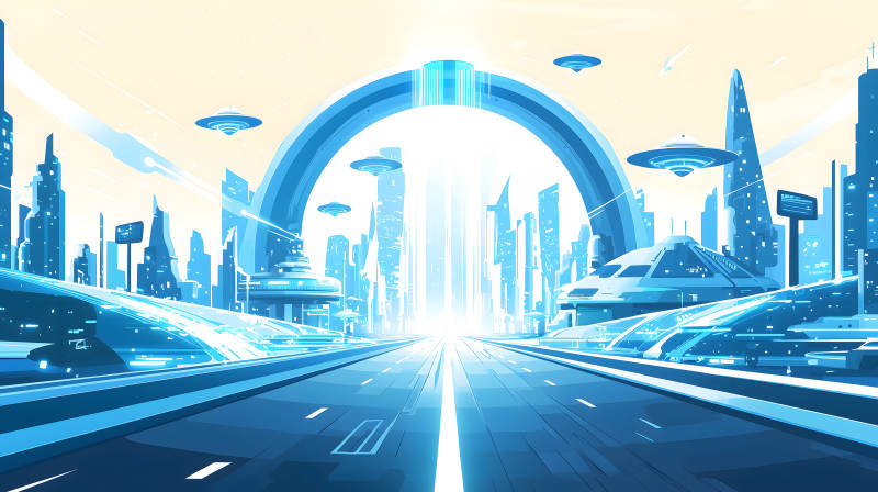 都市外星幻景图片