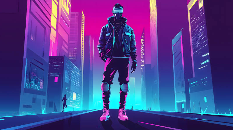 未来战士夜巡图片