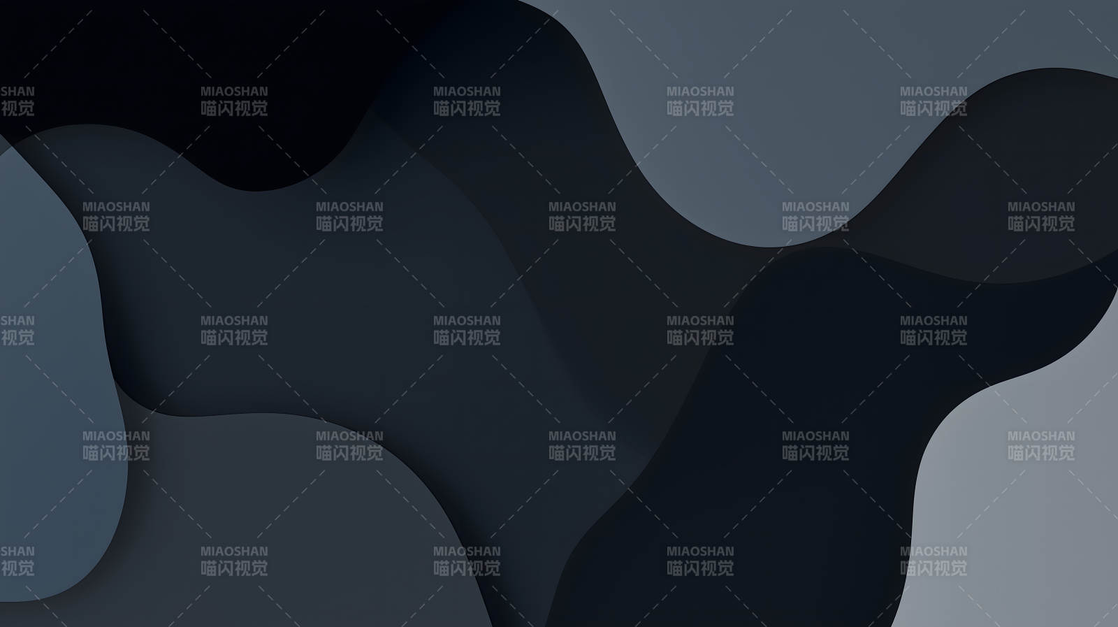 深浅蓝灰曲线图片