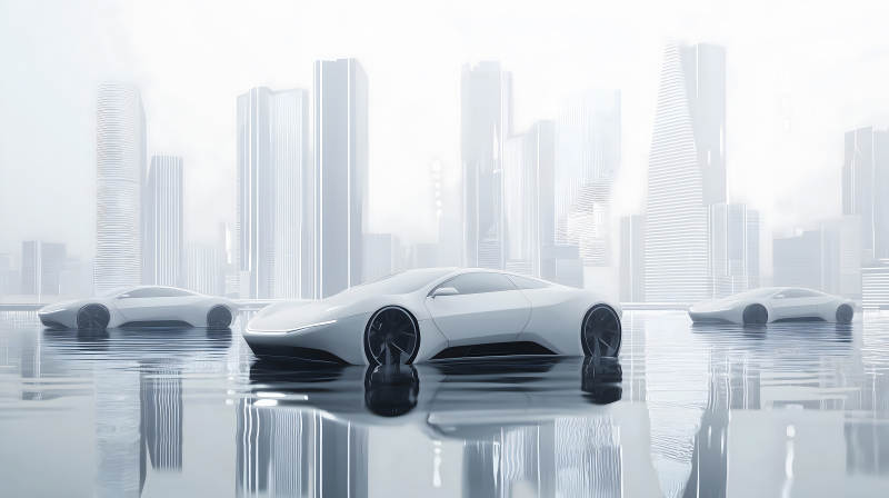 雾气缭绕科幻景图片