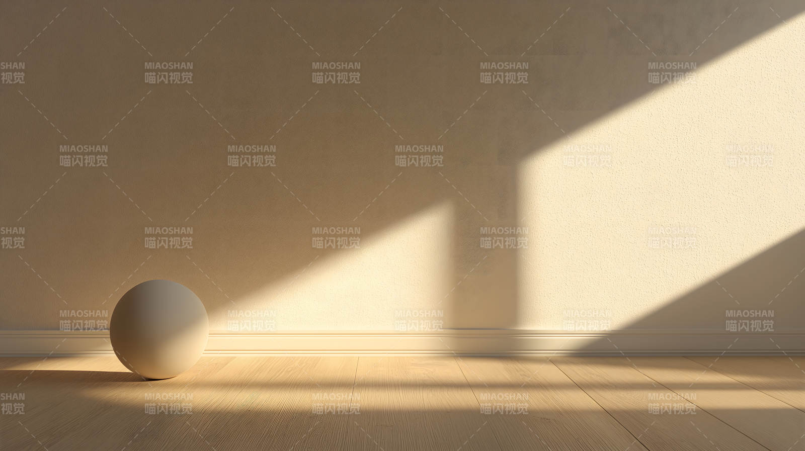 空旷室内阳光洒落图片