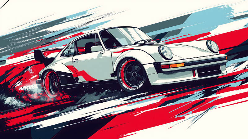 跑车醒目几何背景衬速度图片