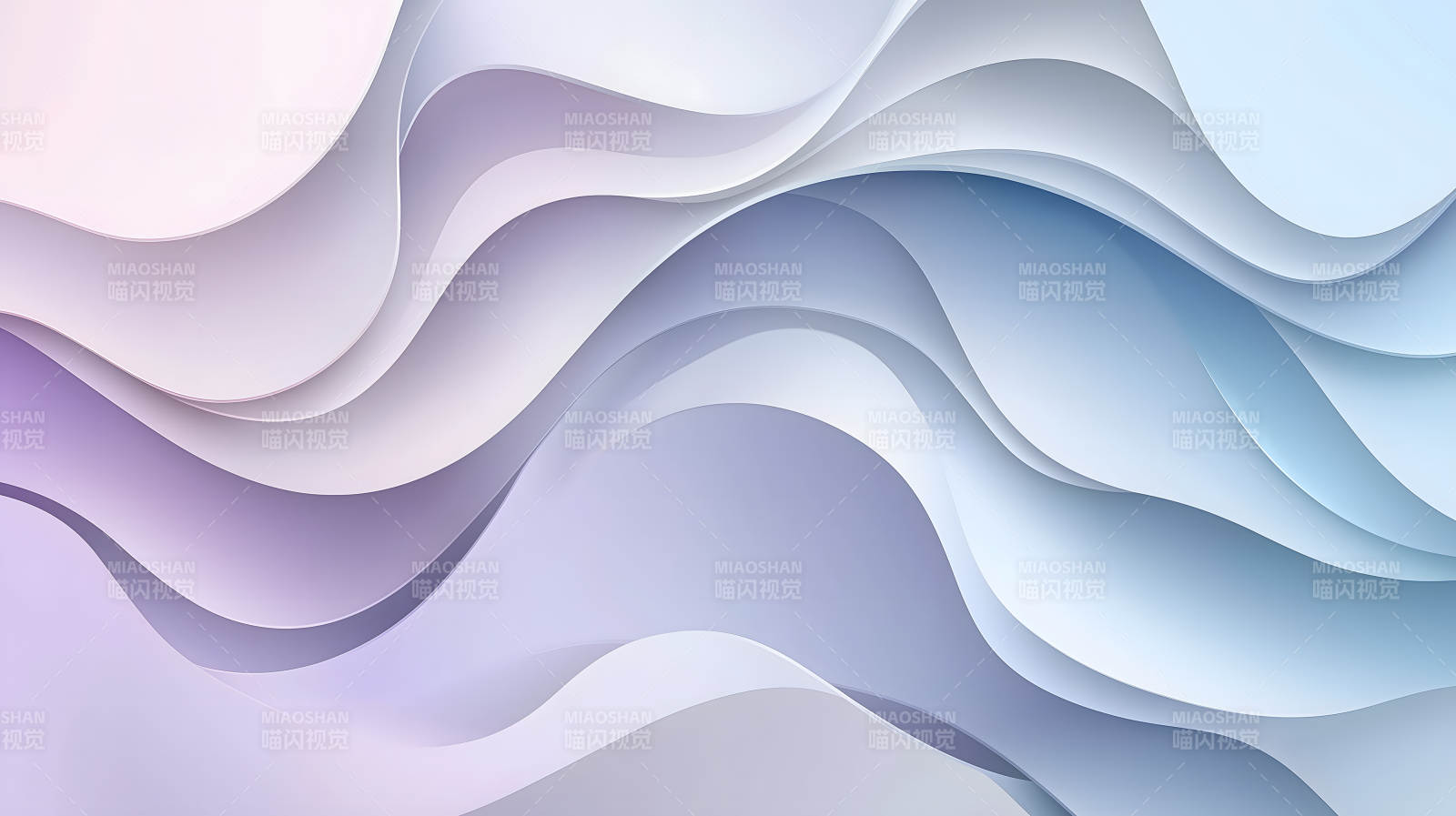淡彩波浪图案图片