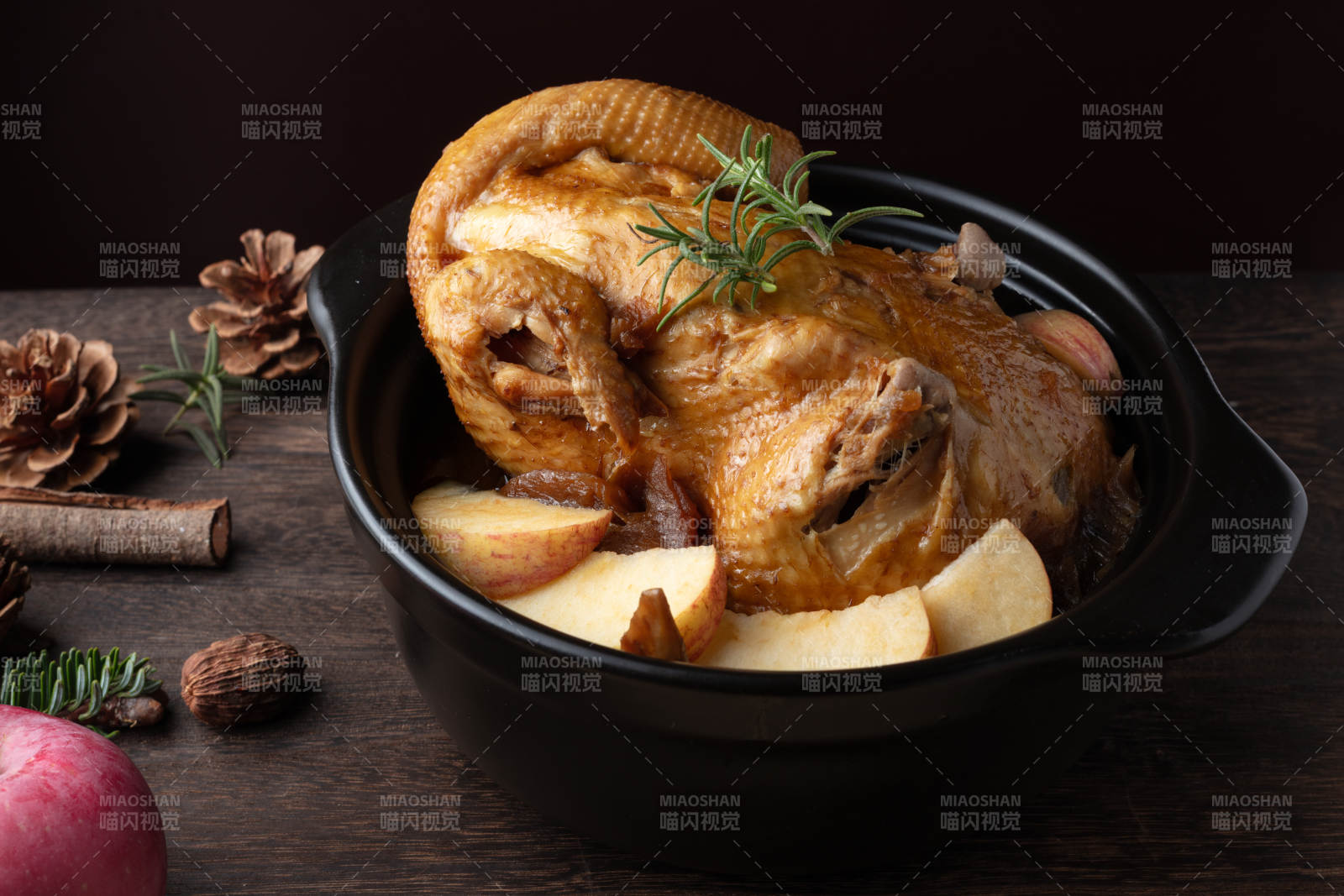 苹果焗鸡图片