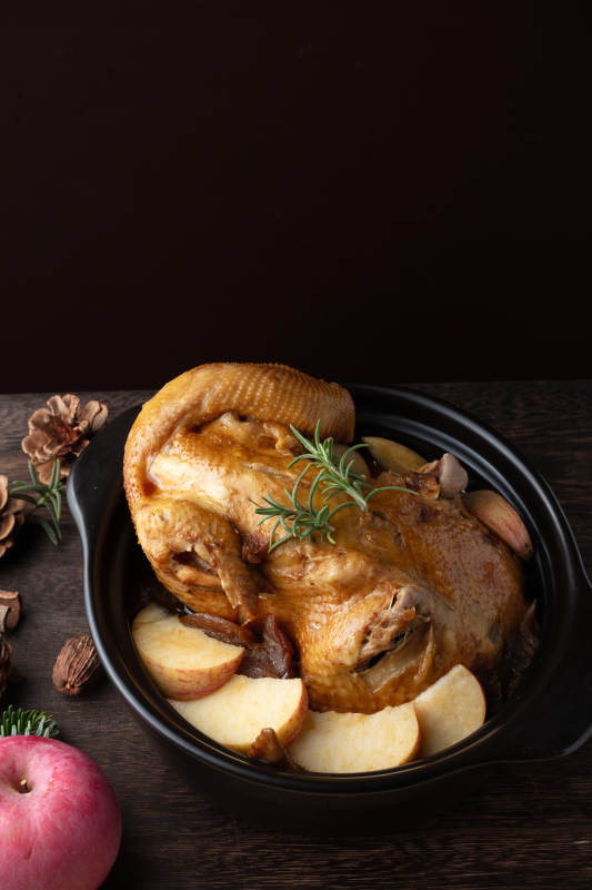 苹果焗鸡图片
