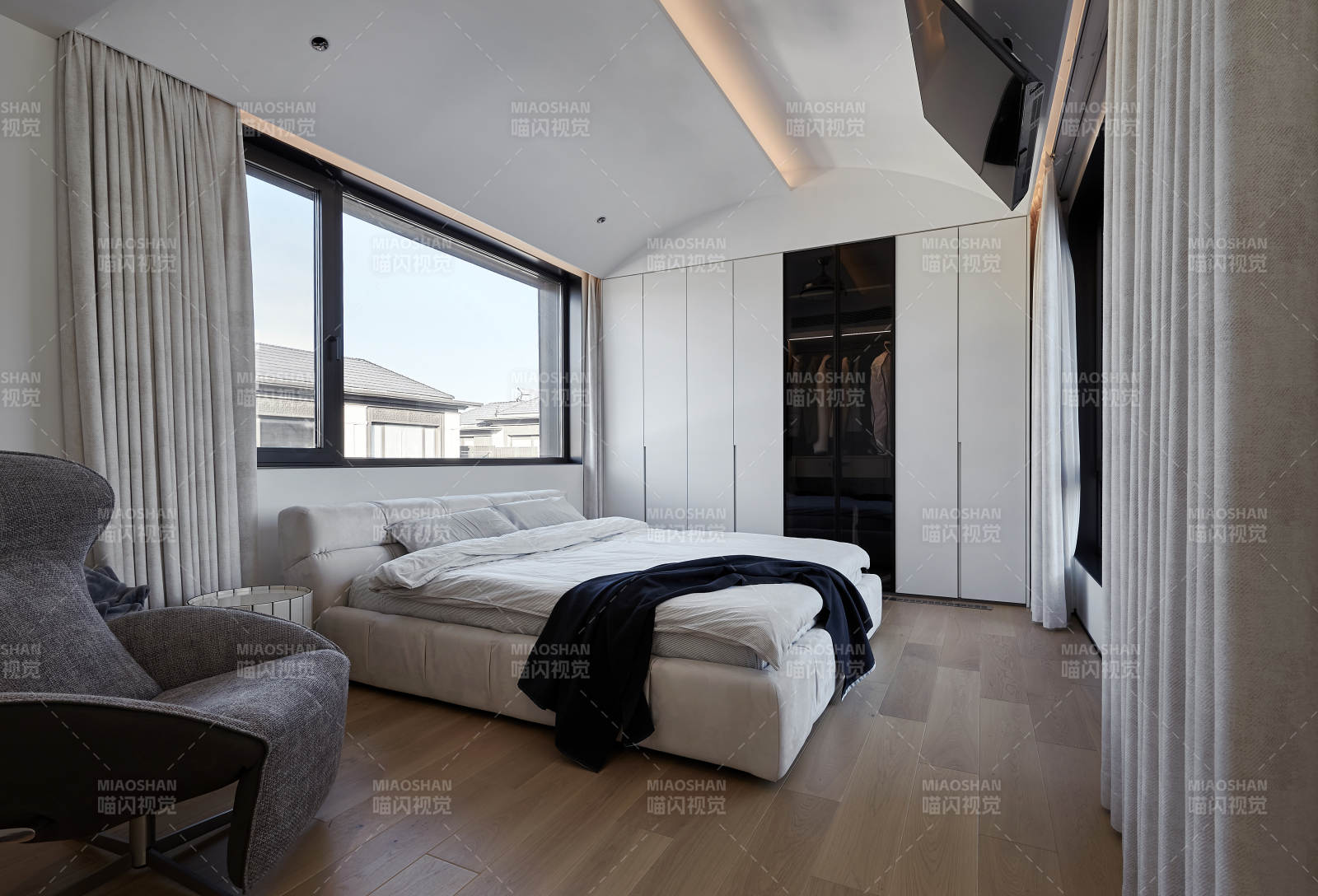 现代简约卧室设计图片