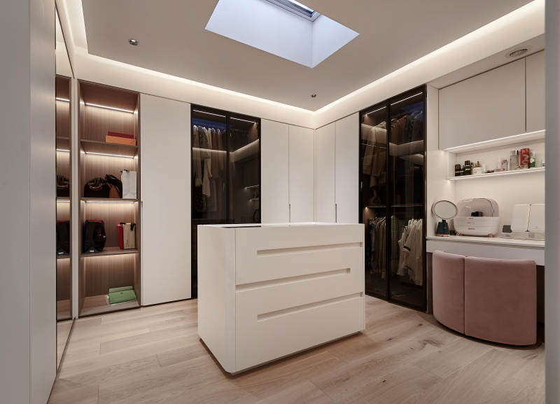 现代简约衣帽间图片