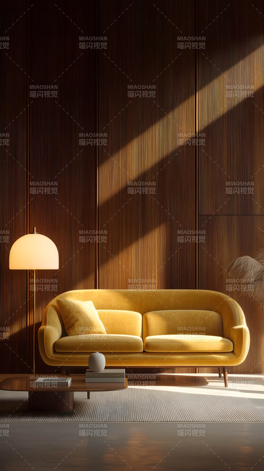 阳光沙发温馨空间图片