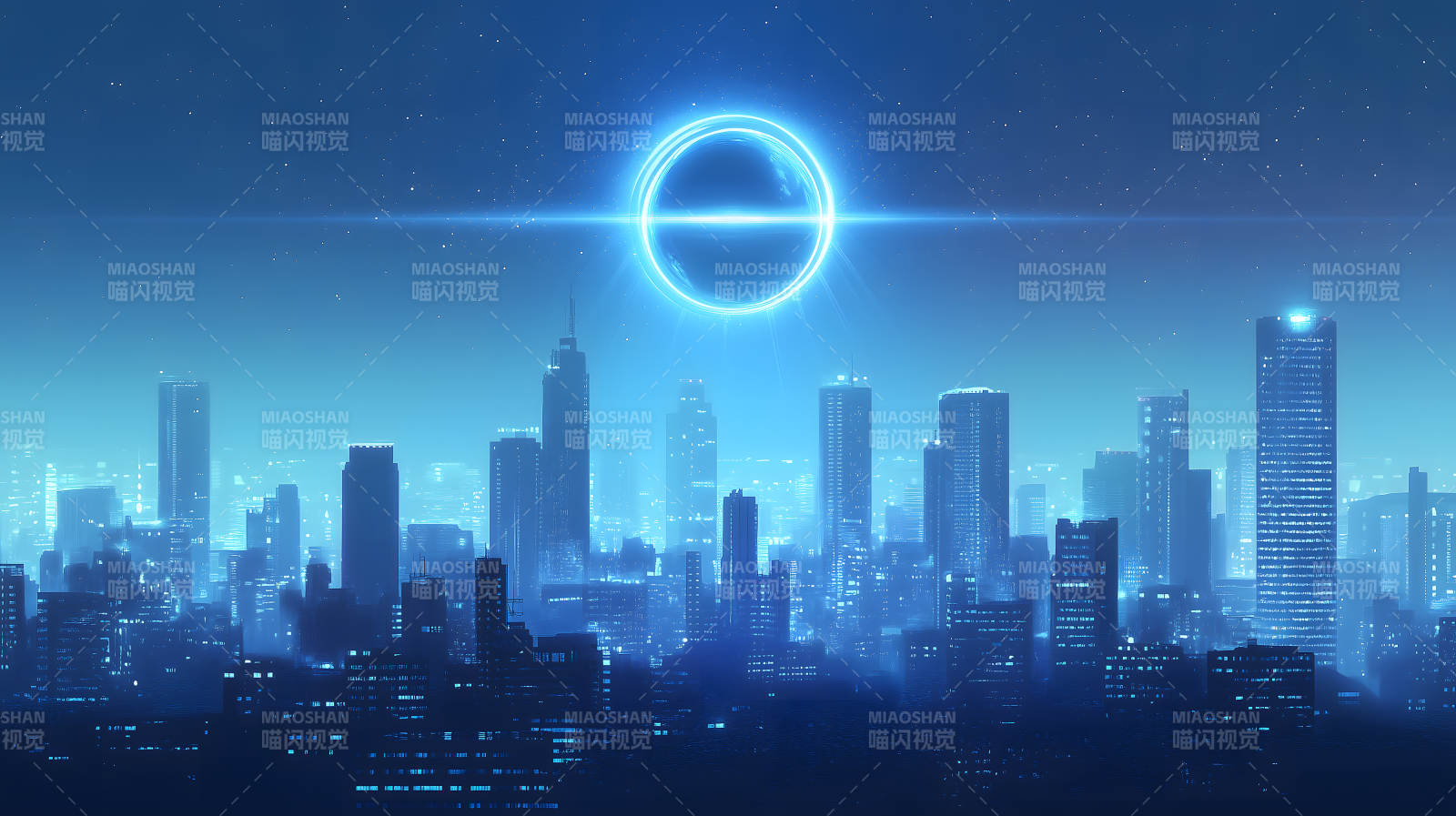 未来都市与星环图片