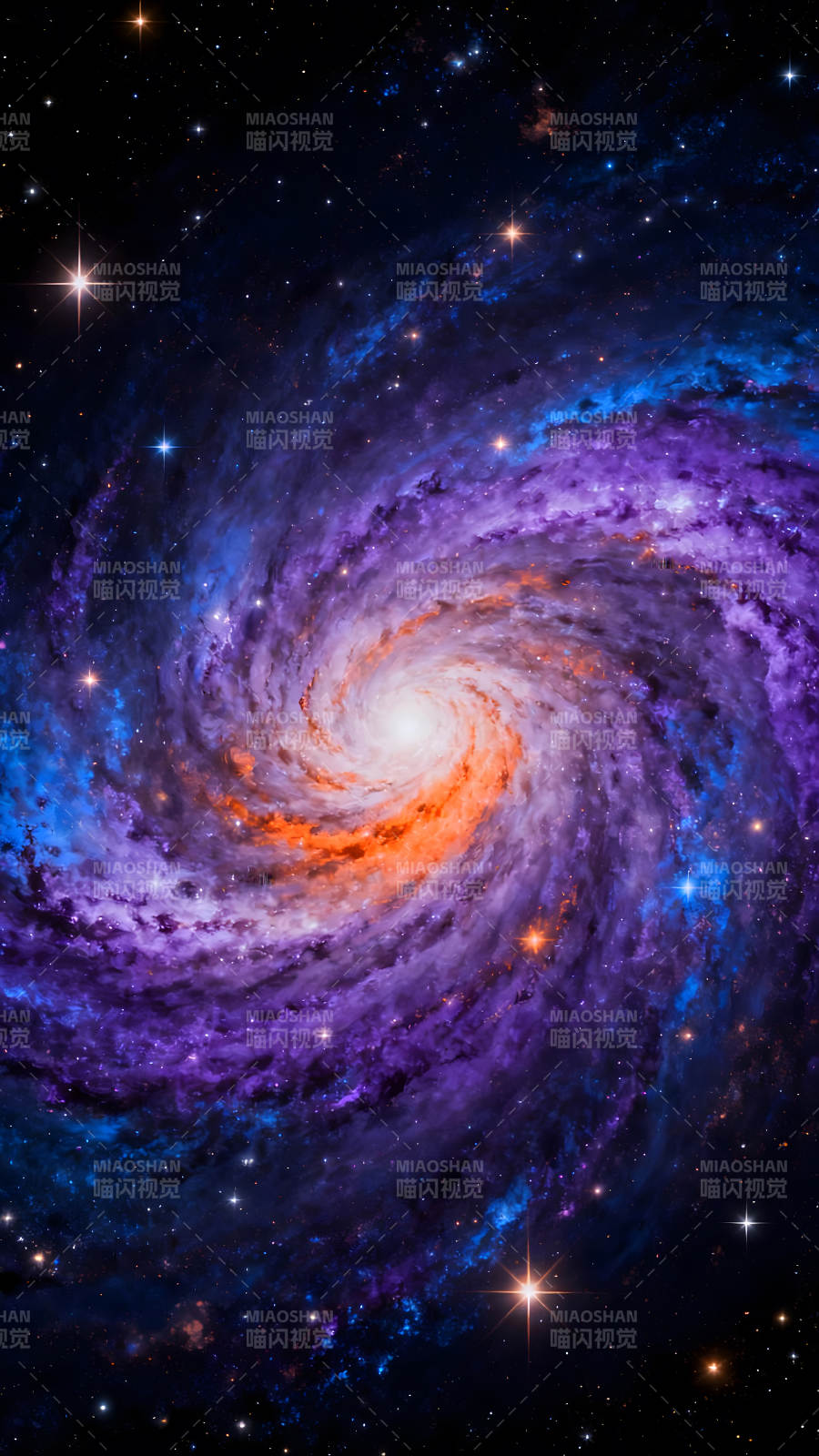 壮丽的星系漩涡宇宙奇观图片