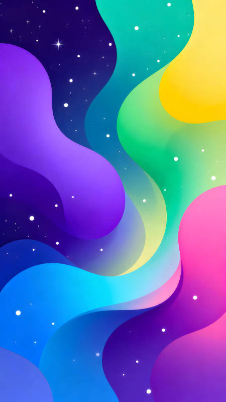 抽象流体星空背景图片