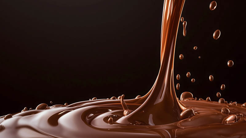 丝滑浓醇的巧克力诱惑图片