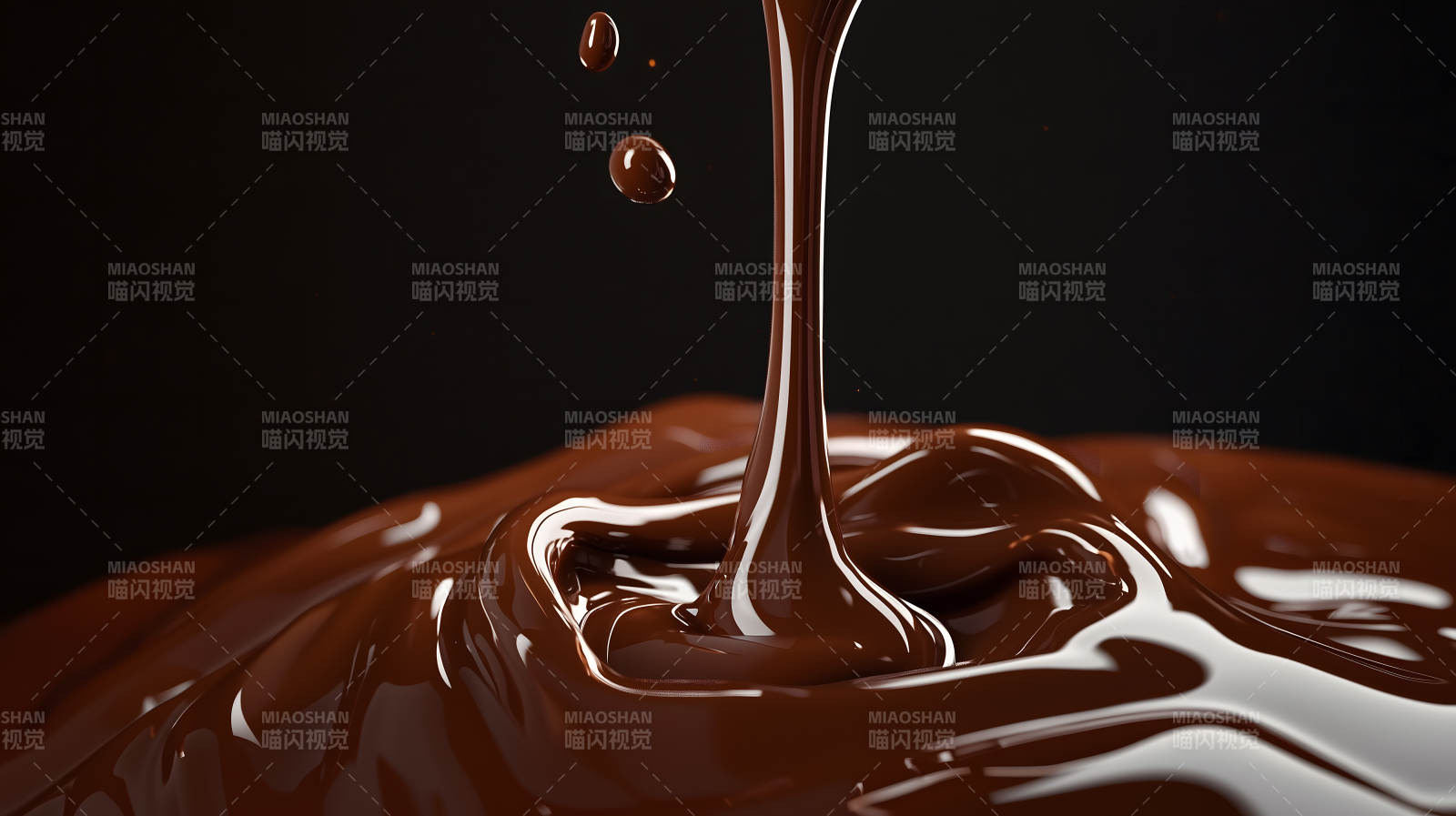 丝滑浓醇的巧克力诱惑图片