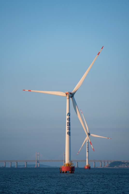 海上风力发电图片