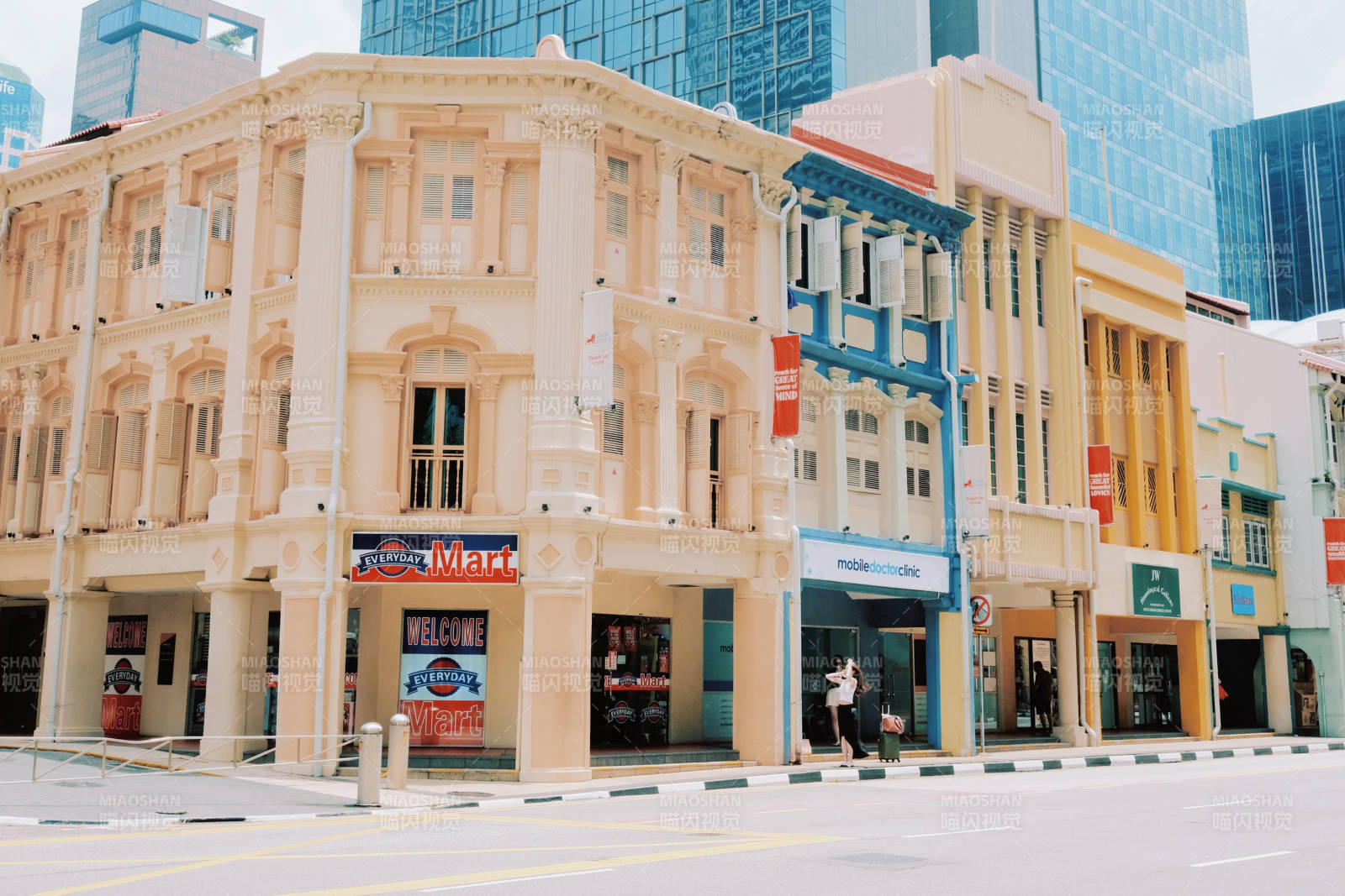 城市街景建筑群图片