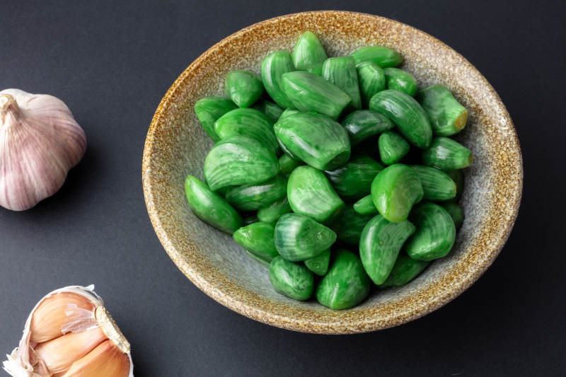 腊八蒜特写图片