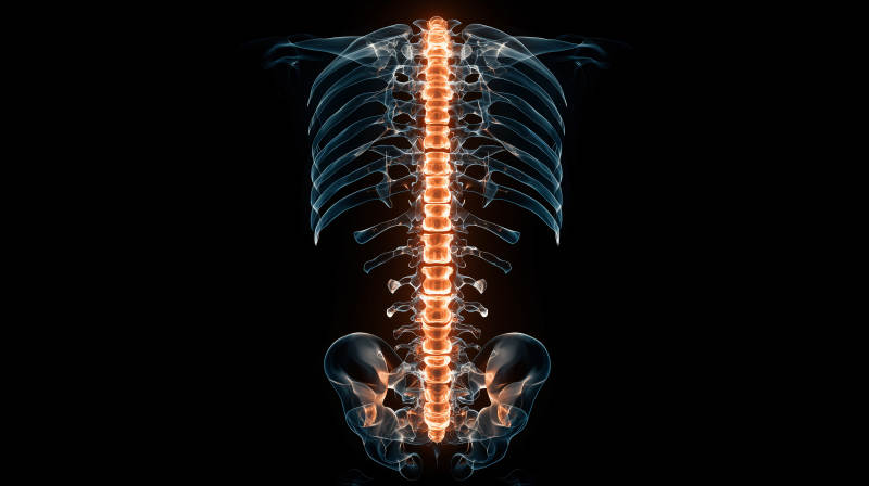 人体脊柱高清医学影像图片