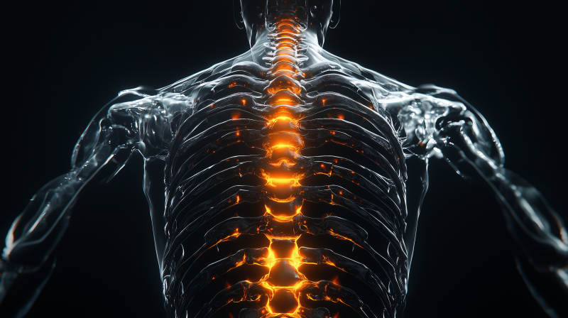 人体脊柱高清医学影像图片