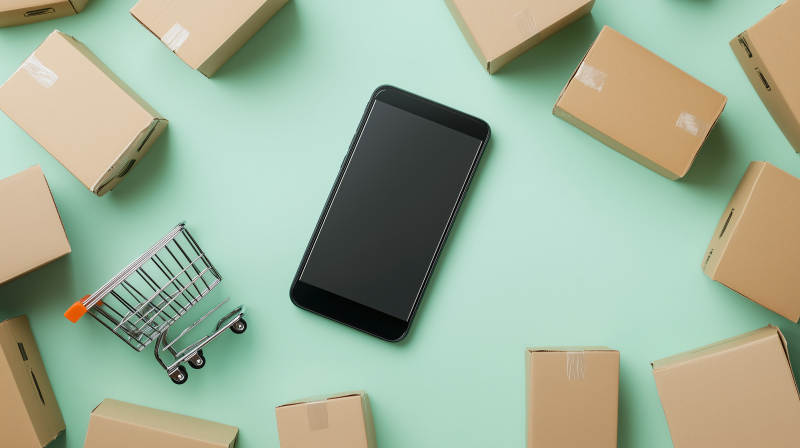 电商快递包裹图片