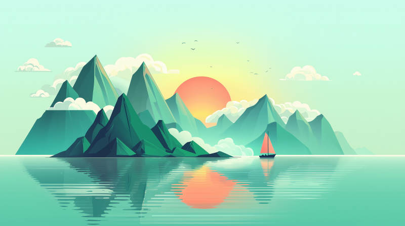 孤帆远影碧空尽图片