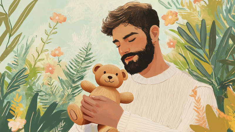 温柔的拥抱图片