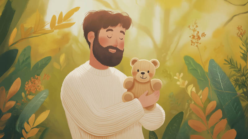 温柔的拥抱图片