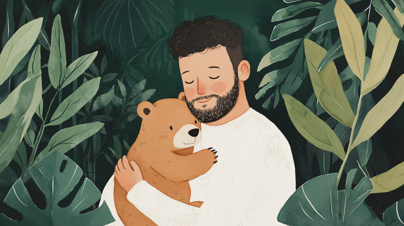 温柔的拥抱图片