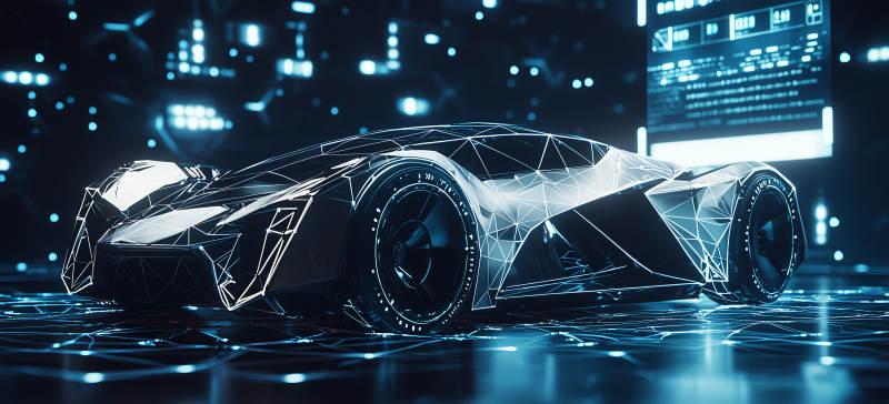 未来科技感赛车图片