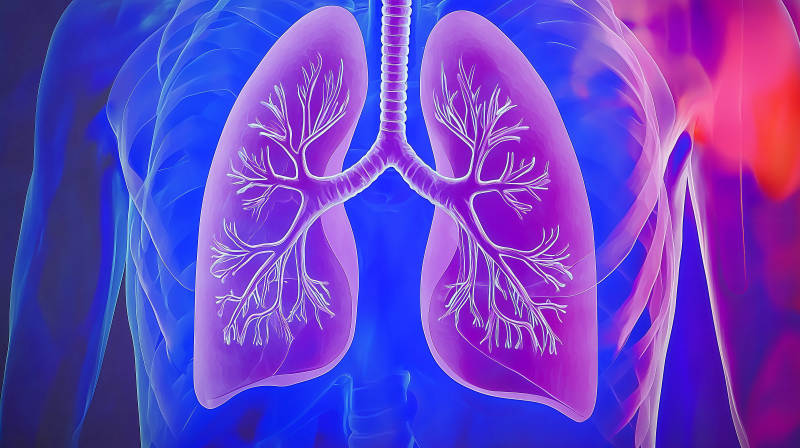 人体肺部结构高清医学影像图片