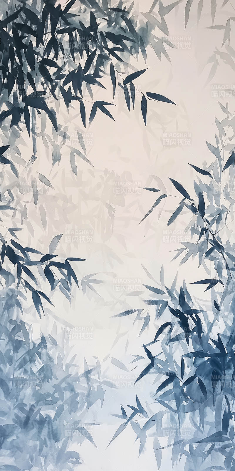 禅意青竹意境图片