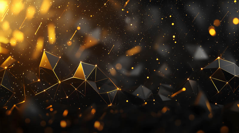金色几何宇宙图片