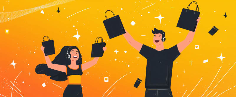 双十一购物狂欢节图片