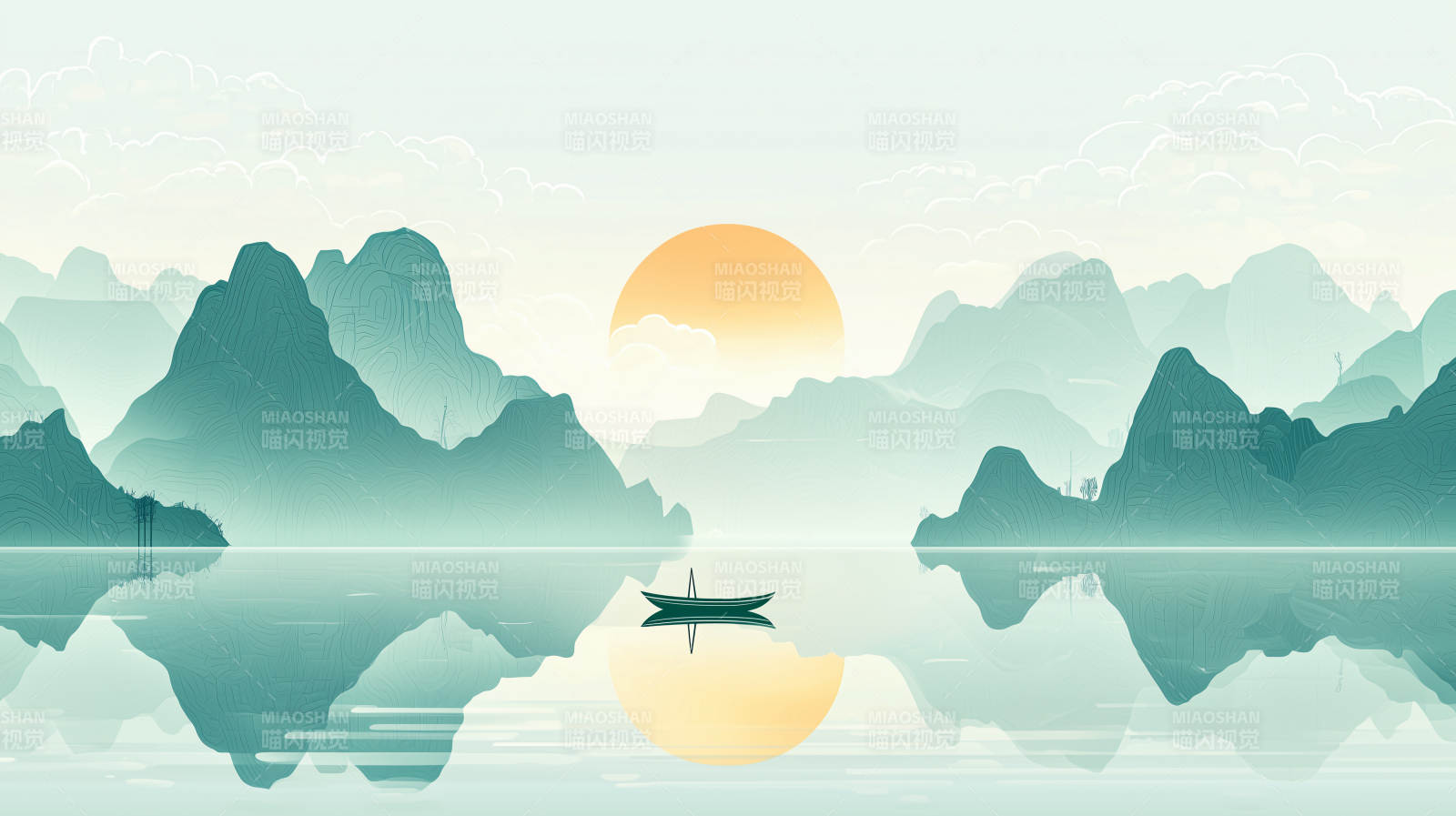 孤帆远影碧空尽图片